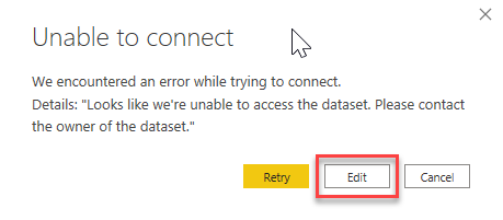 Unable to connect